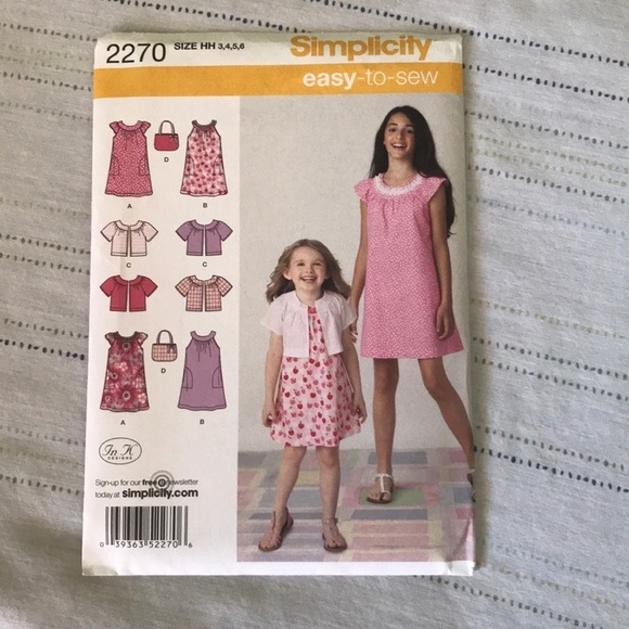 Simplicity pattern BNWT 7,8,10,12,14 - Picture 1 of 3